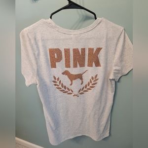 PINK Bling Tee sz large